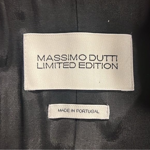 Massimo Dutti premium wool coat collection limited edition brown tweed coat XS - Picture 8 of 11